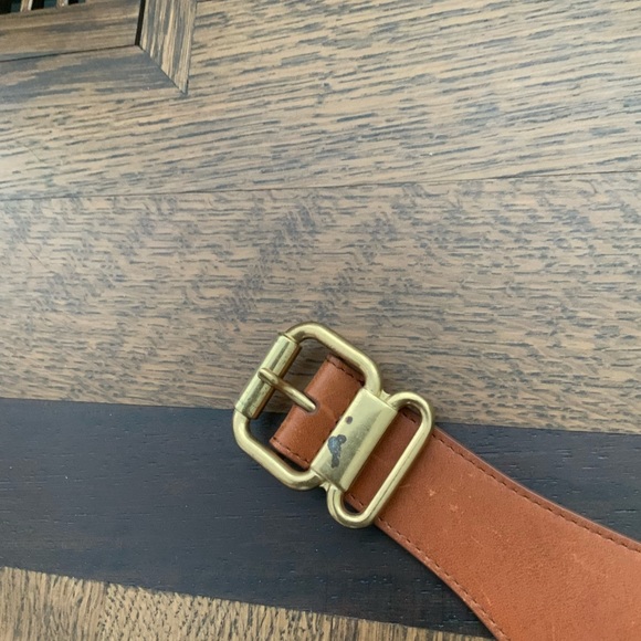 BABATON ARITZIA Smooth Leather Brown Lace Corset Thick Belt Women’s Size Small - Picture 11 of 16